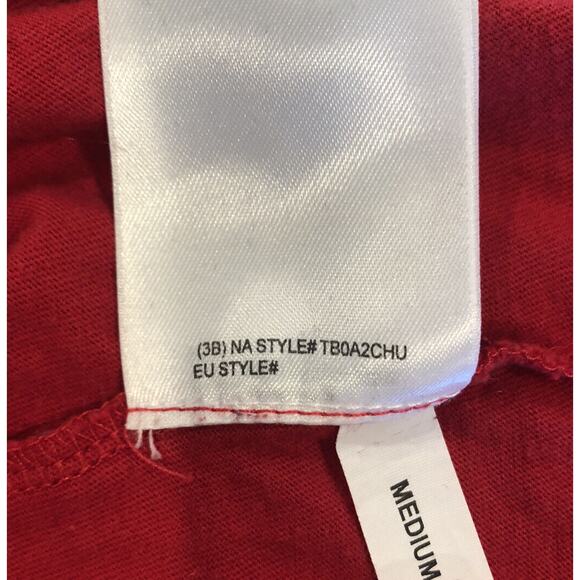 Timberland Red Short Sleeve T-Shirt Men’s Medium | Casual Logo Tee - Picture 6 of 6